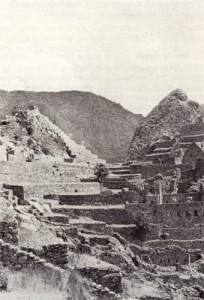 Ruinas del Centro Sagrado de Máchu Pichu en Perú.