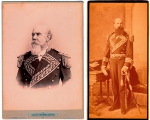Dos fotografías del Vicealmirante Mariano Cordero