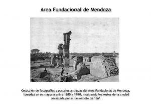 Colección de fotografías y postales antiguas del Area Fundacional de Mendoza