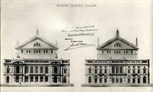 Planos del Teatro Colón de Buenos Aires         