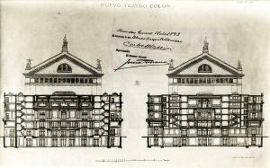 Planos del Teatro Colón de Buenos Aires         